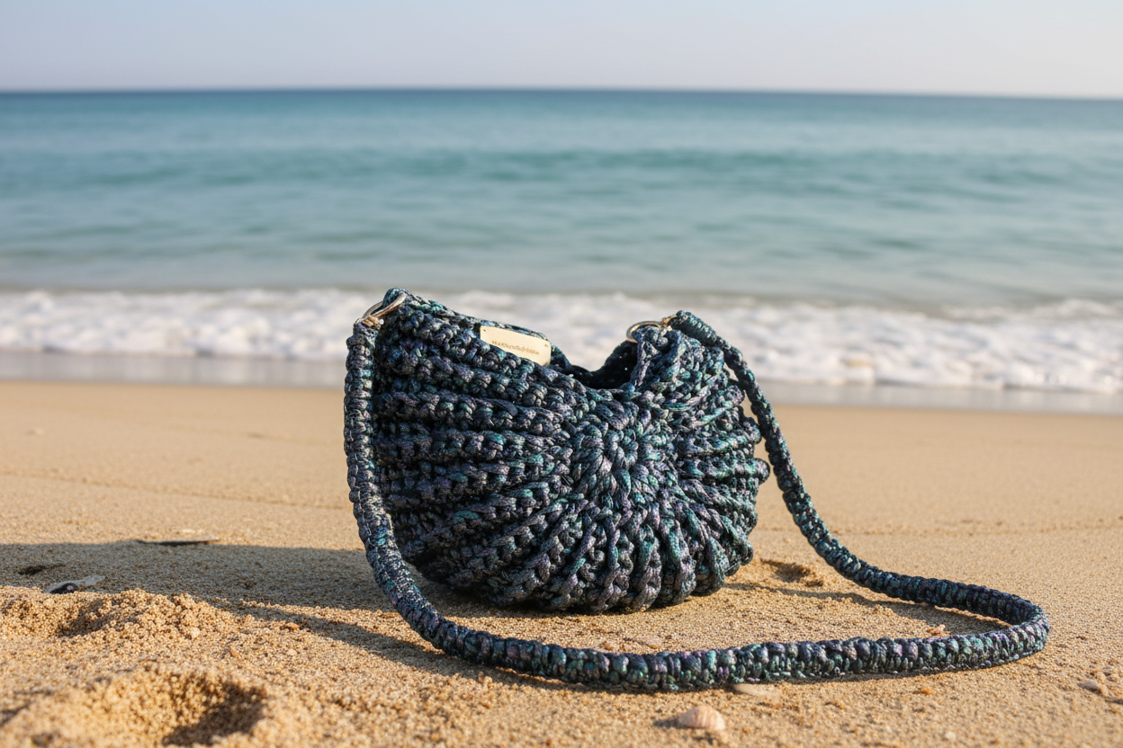 Shell bag. Crochet
