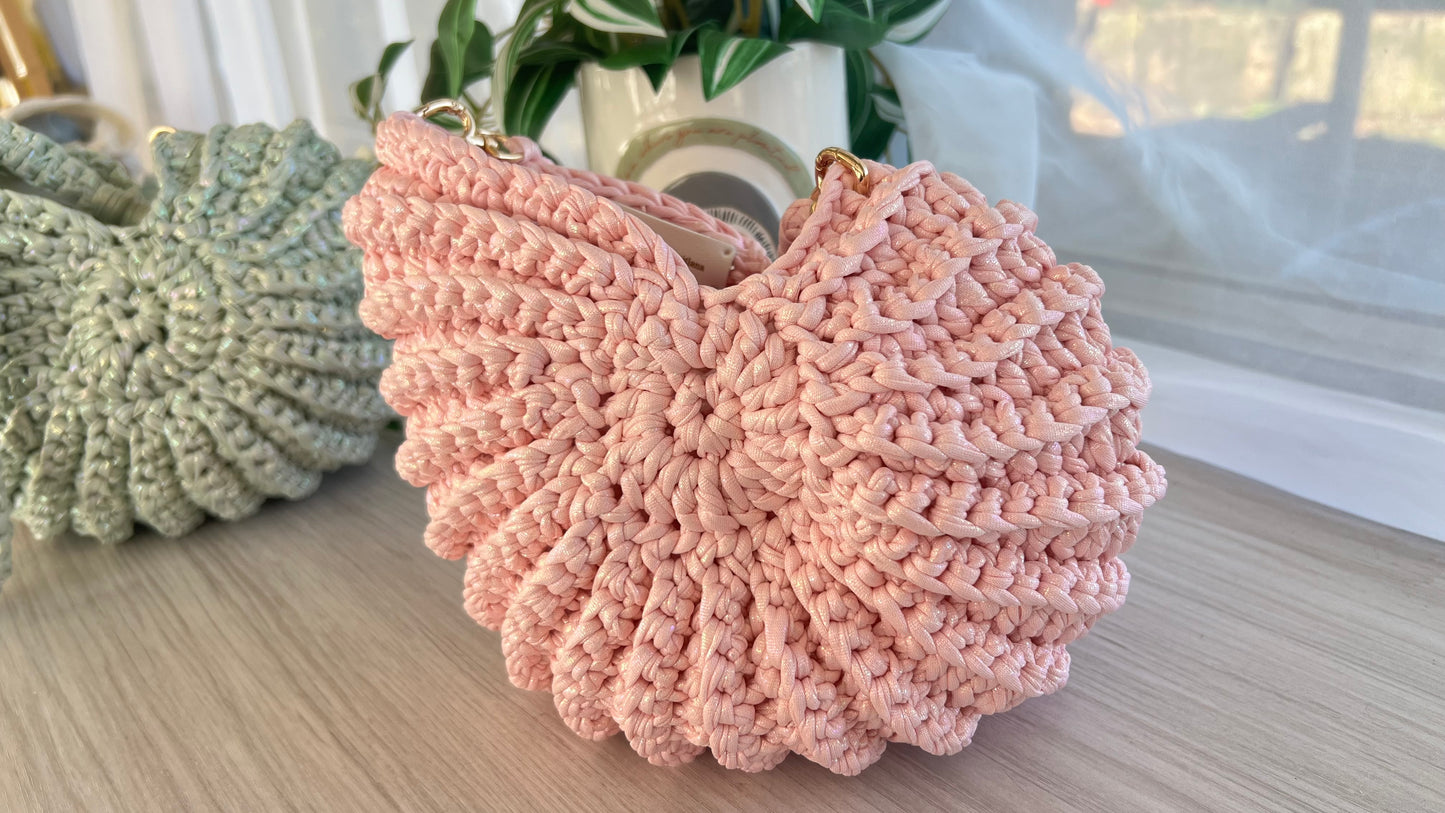 Blush Crochet Bag