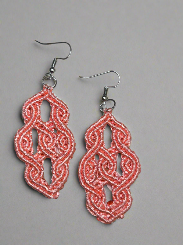 Celtic Knot Mini Macrame Earrings